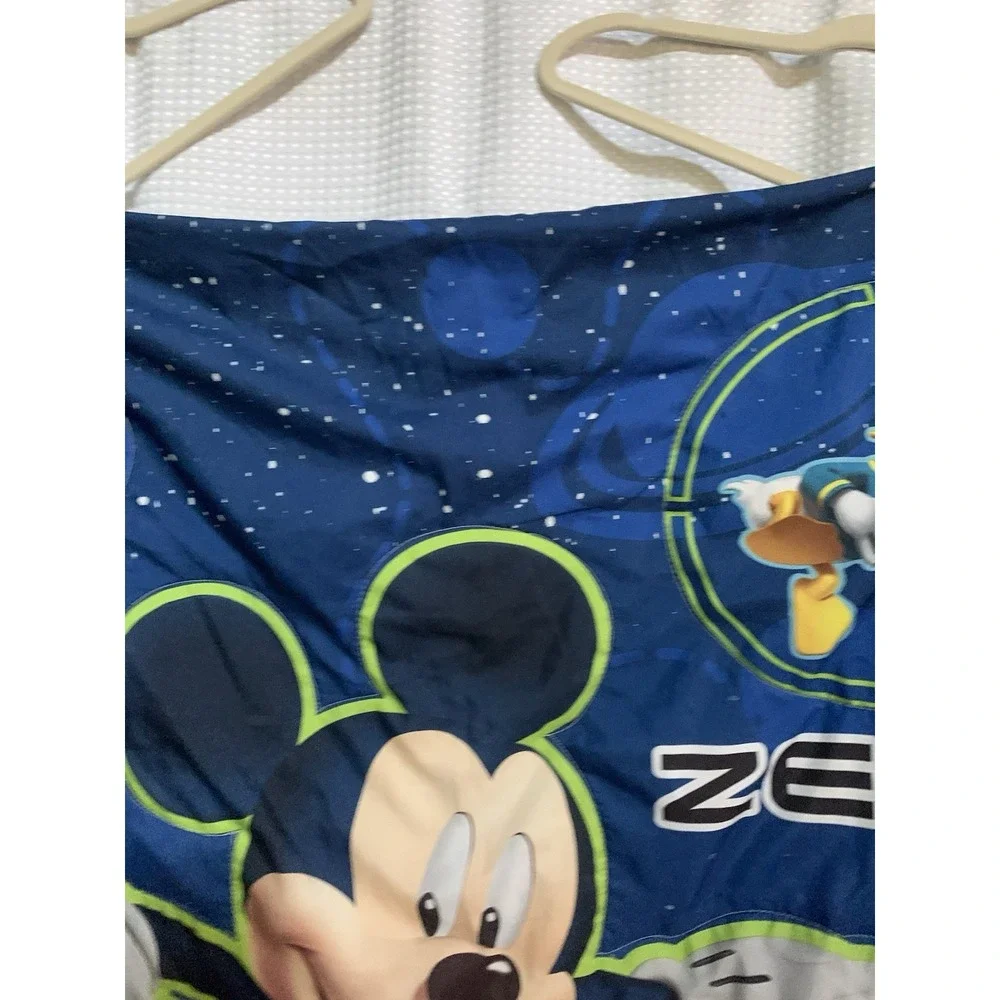Disney‎ Mickey Kids Blanket Comforter & Top sheet Donald Duck, Pluto Space 40x55